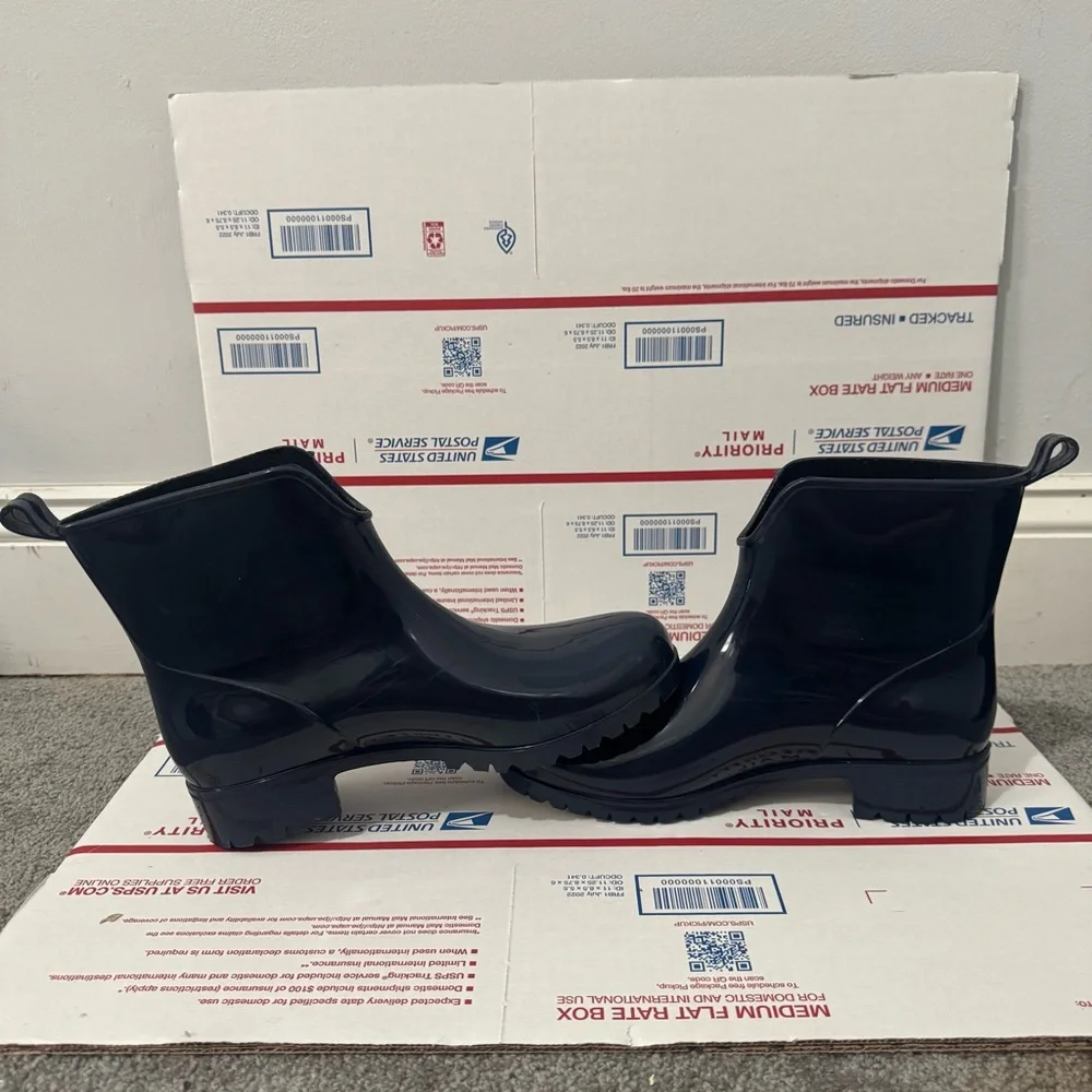 Animo Italia Zea Ladies Waterproof Ankle Boots, Navy Size Size:37W (US-6W)